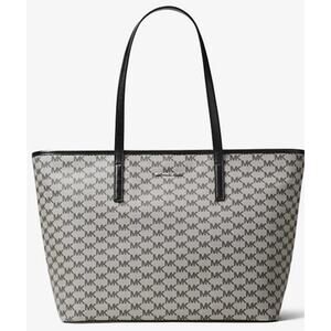 Michael Kors Studio Heritage Signature EMRY Large Tote/Black Grey